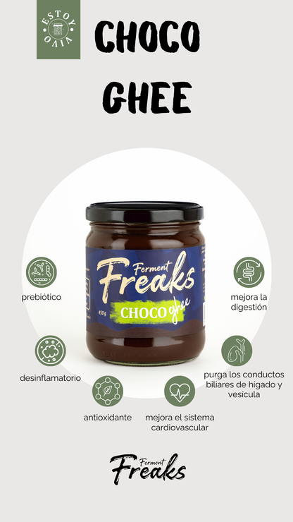 CHOCO GHEE = MANTEQUILLA CLARIFICADA Y CACAO