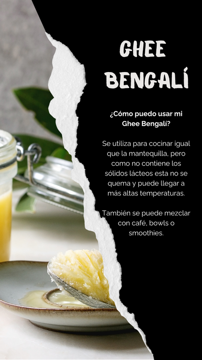 GHEE BENGALÍ = MANTEQUILLA CLARIFICADA